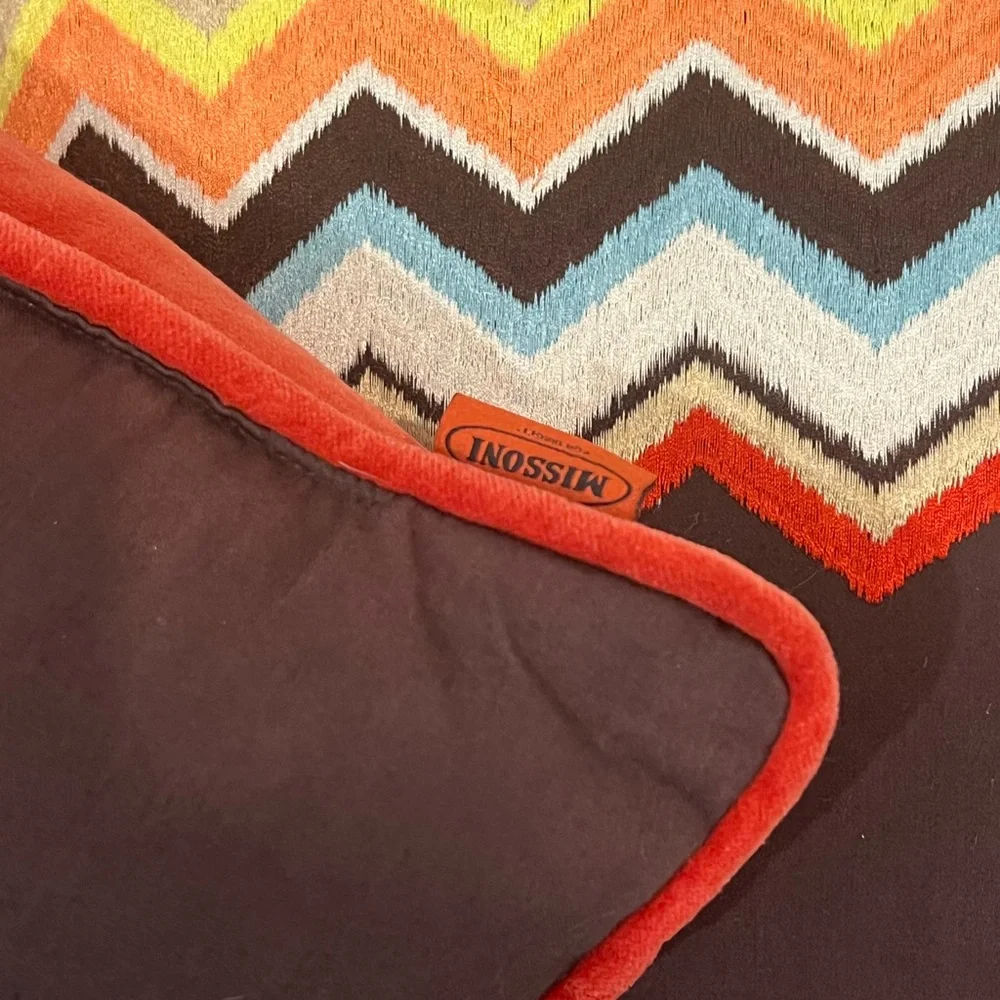 Chevron Patterned Throw Pillows - Picture 2 of 3